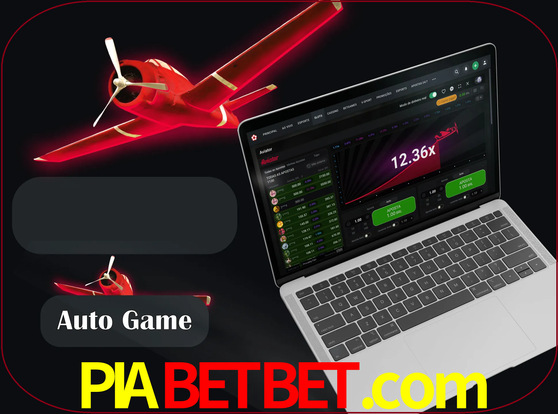 No modo automático, os jogos apostam e sacam seu dinheiro automaticamente.