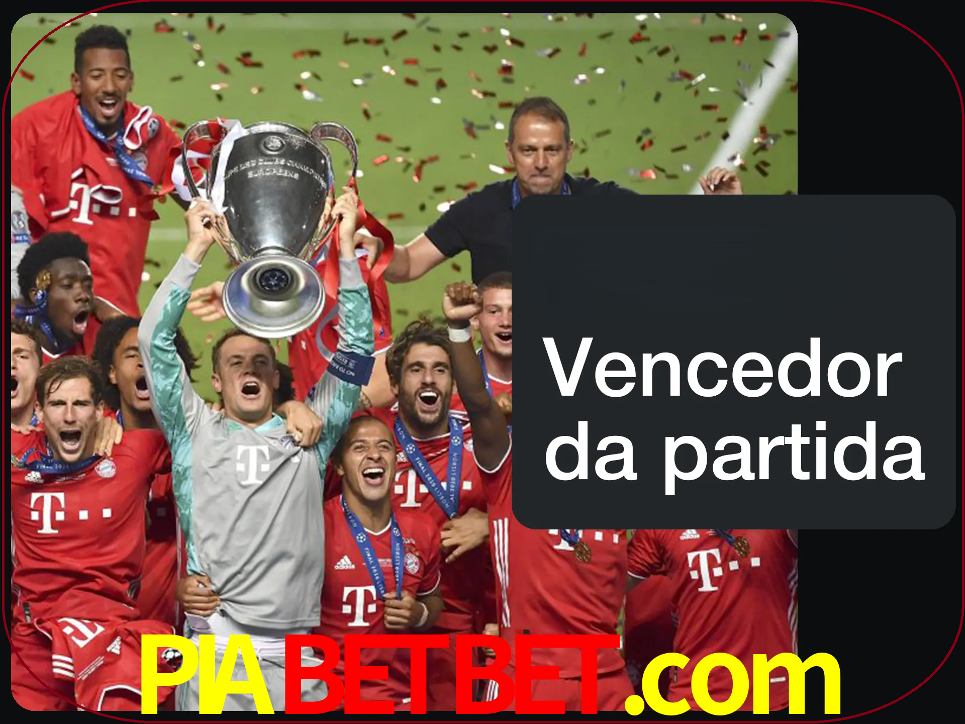 Aposte no vencedor e ganhe uma grande quantia de dinheiro.