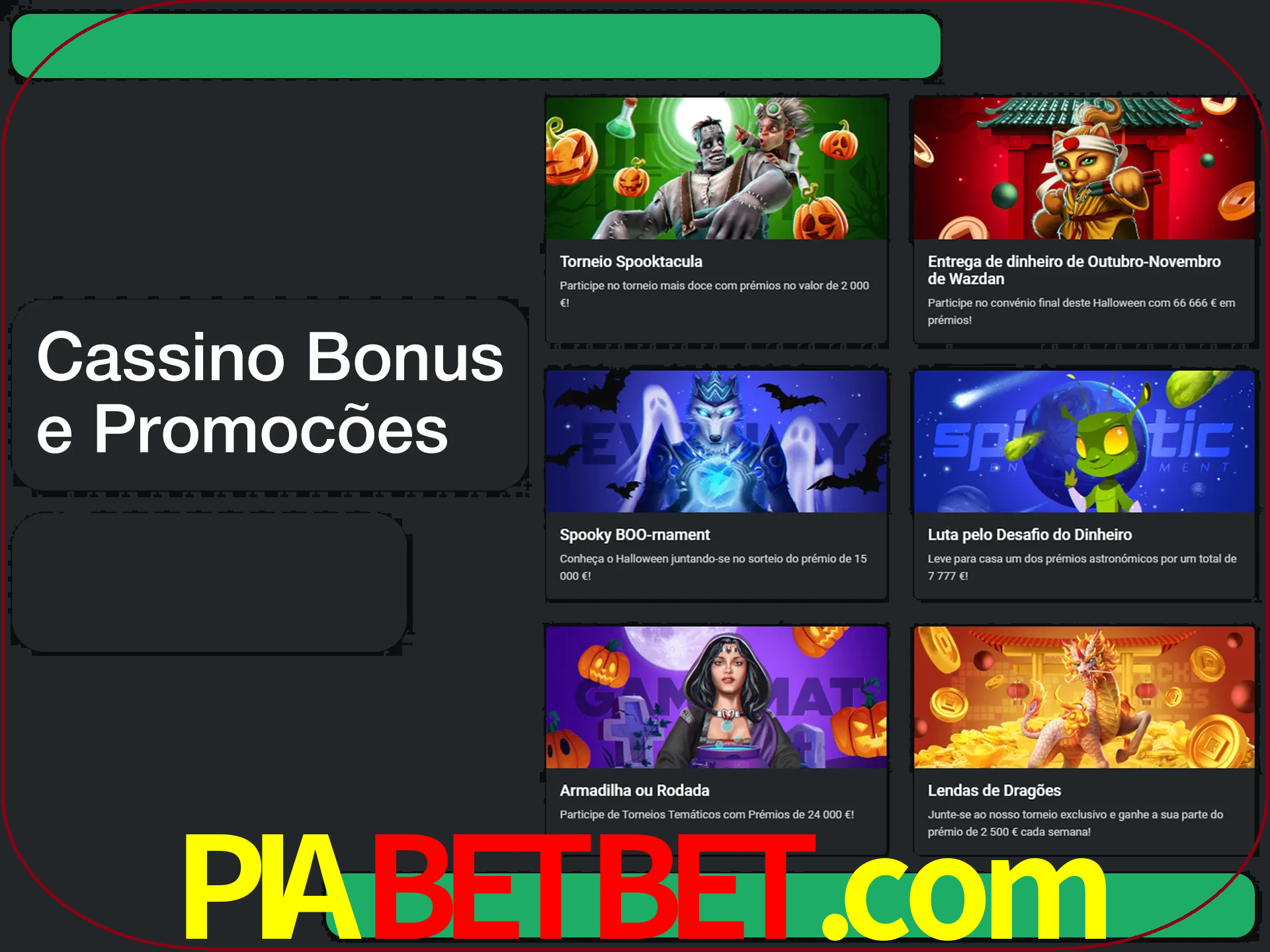 Verifique se há novos bônus de cassino para reivindicar.