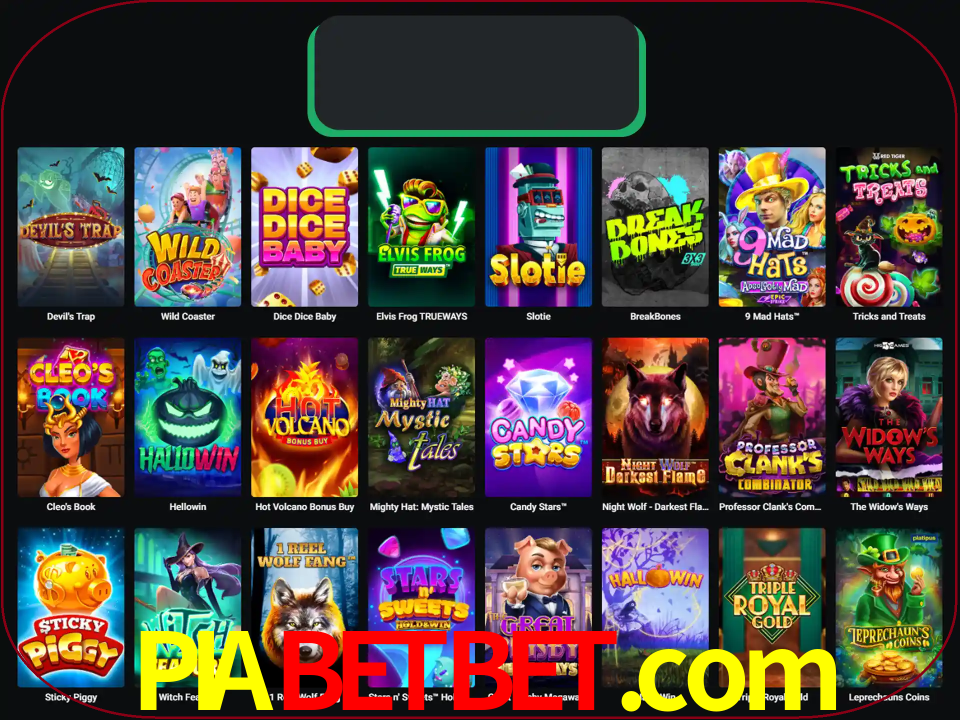 Procure por seus amados jogos de slot.
