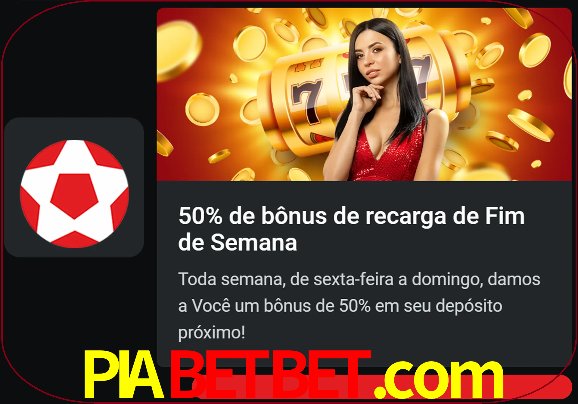 Volte a cada semana para receber novos bônus em dinheiro.